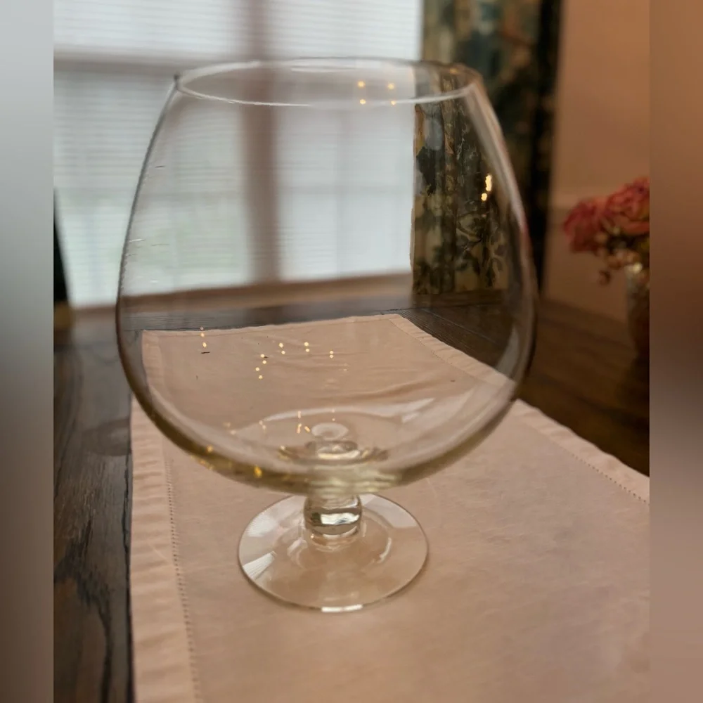Vintage Large Brandy Glass / Vase